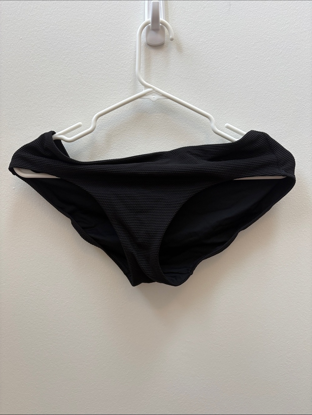 Athleta Black Textured Bikini Bottoms